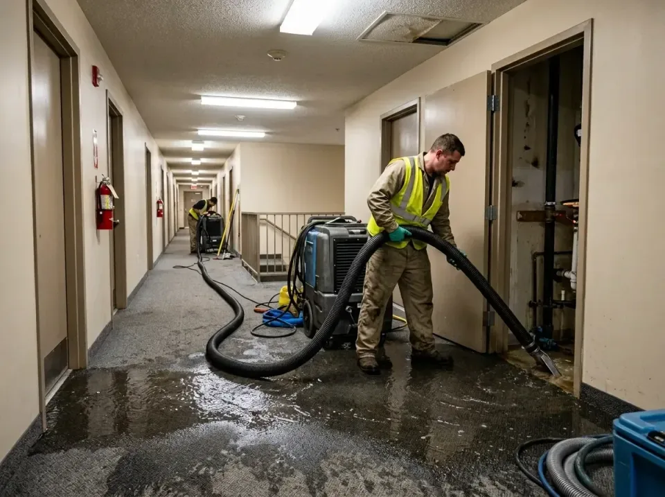 multi-unit-apartment-hallway-f-005 — frequently asked questions, Emergency Burst Pipe Water Extraction & Removal in Heber Sp…